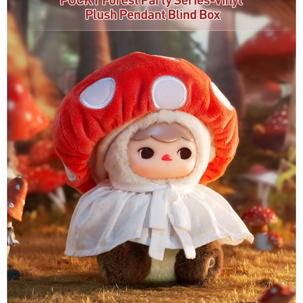 Pop Mart Pucky Forrest Party Mushroom Baby